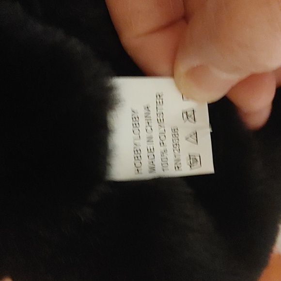 Luxurious Black Faux Fur Infinity Scarf From Hobby Lobby Neck Warmer - Picture 3 of 4